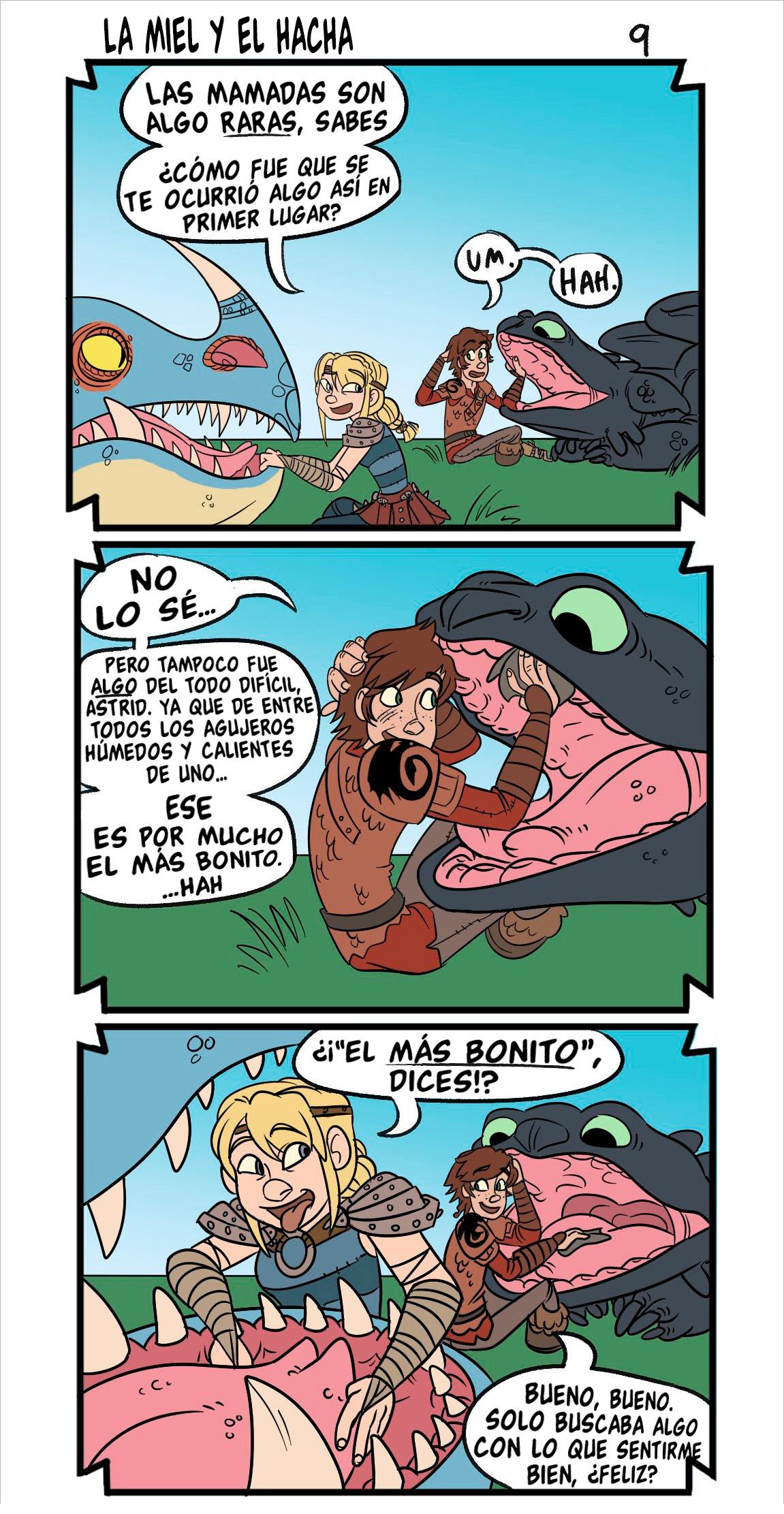 ChromosomeFarm] La Miel & el Hacha (Cómo Entrenar a tu Dragón XXX) -  ComicPorno